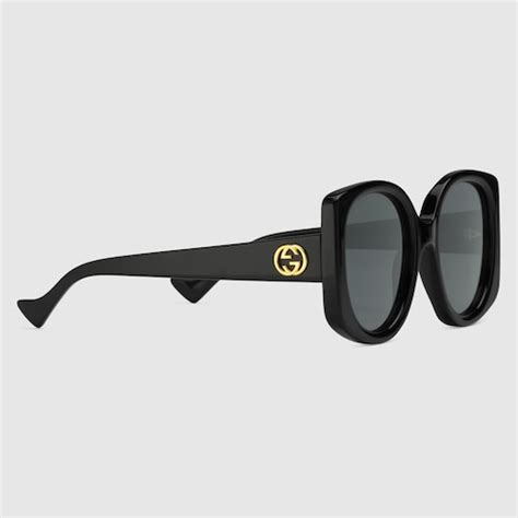 gucci geometric-frame sunglasses|unisex gucci glasses.